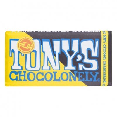Tony's Chocolonely Wit Citroen Maanzaad Crumble